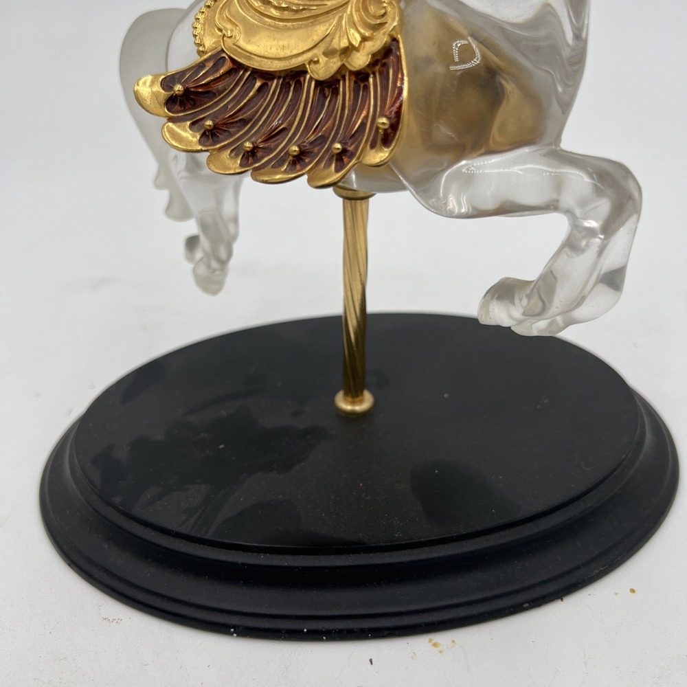 Crystal Majesty By William Dentzel III The Franklin Mint Carousel Horse Germany - Picture 4 of 11